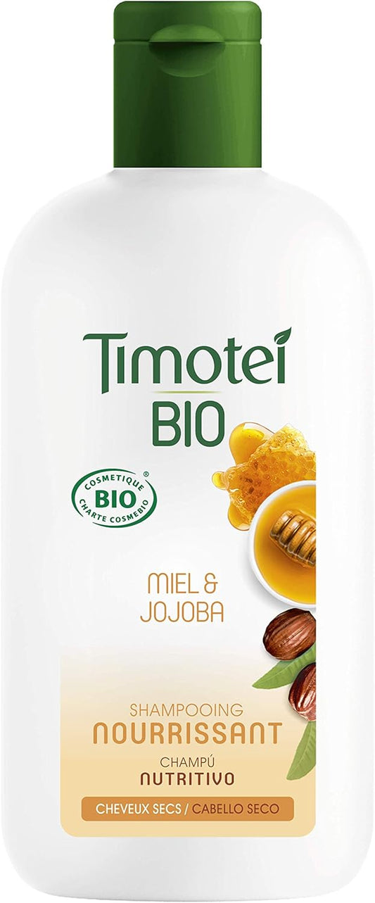 Timotei Bio Nourishing Shampoo With Honey And Jojoba Extract For Dry Hair, 250 Ml
