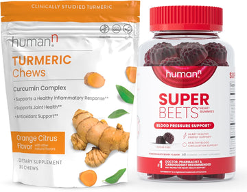 Humann Turmeric Chews And Heart Gummies