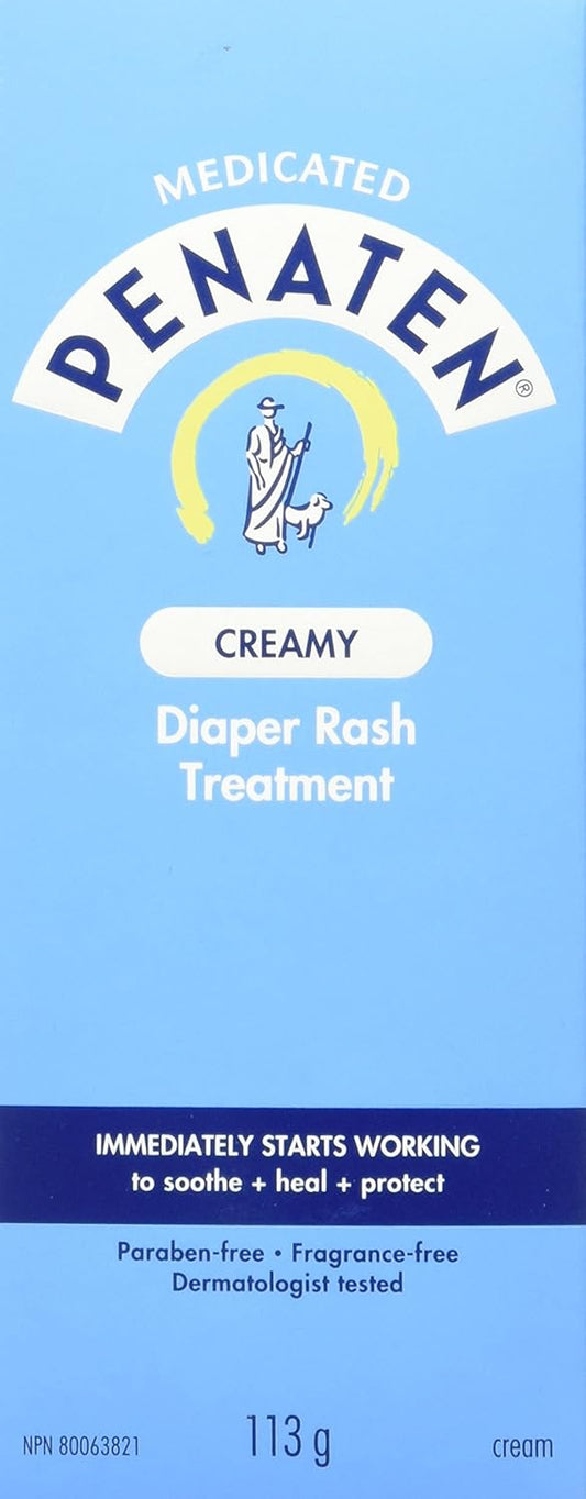 Penaten Medicated Creamy Diaper Rash Treatment, 113G