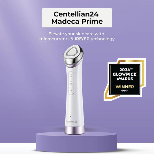 Centellian 24 Madeca Prime Facial Toning Device - 3-In-1, Glowing Glass Skin, Better Absorption, Ultra Light. Microcurrent, Premium Korean Skin Care