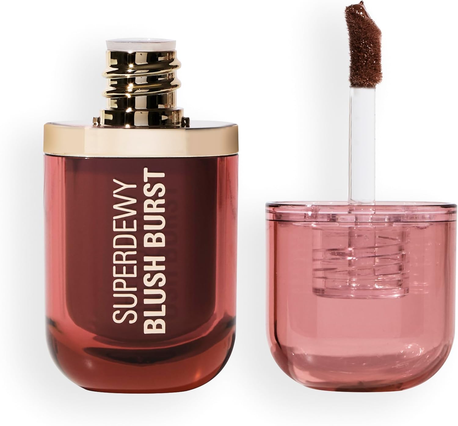 Revolution Superdewy Liquid Blush Burst, Buildable Colour For Cheek, Serum Formula With Peptides & Hyaluronic Acid, Vegan & Cruelty-Free, Caramel Cooler Bronze, 4.2Ml