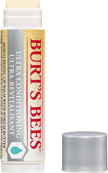 Burt'S Bees Lip Balm Ultra Conditioning, Intense Moisturising Lip Balm With Kokum & Shea Butters, 4.25G