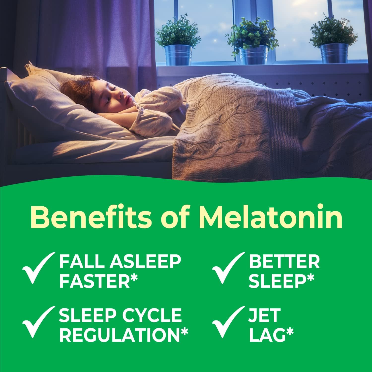 VitaWorks Kids Melatonin 1 mg Chewable with L theanine, Chamomile and Lemon Balm Extract Chewable Tablets - Natural Berry Flavor - for Help Falling and Staying Asleep - for Children - 120 Chewables : Health & Household