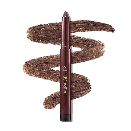 Laura Geller New York Kajal Longwear Kohl Eyeliner Pencil – Smokey Quartz, Smooth Blendable Liner with Caffeine