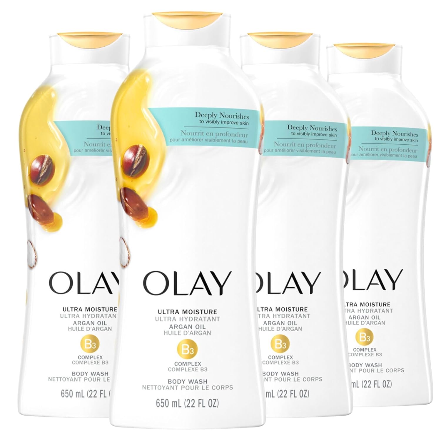 Olay Ultra Moisture With Argan Oil (Pack Of 4)