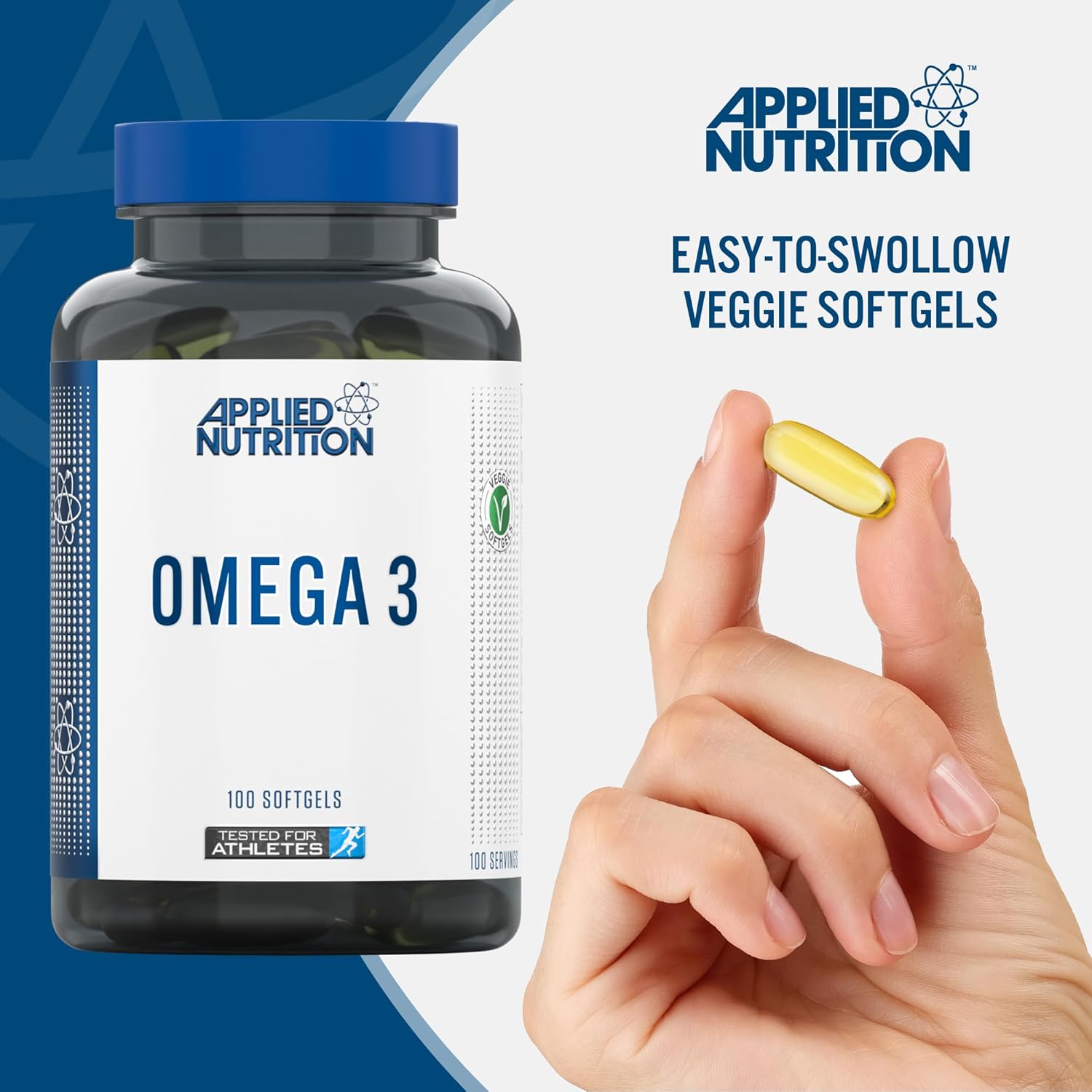 Applied Nutrition Omega 3 - Omega Fish Oil 1000mg, 180mg EPA & 120mg DHA per Softgel, Made in The UK (100 Soft-Gels) : Amazon.co.uk: Health & Personal Care