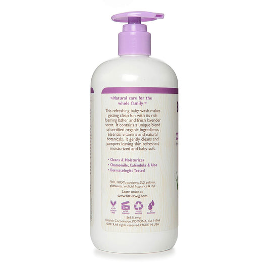 Little Twig 2-In-1 Baby Wash, Hypoallergenic Body Wash With Organic Ingredients, Baby Bath Essentials, Calming Lavender, 17 Fl. Oz