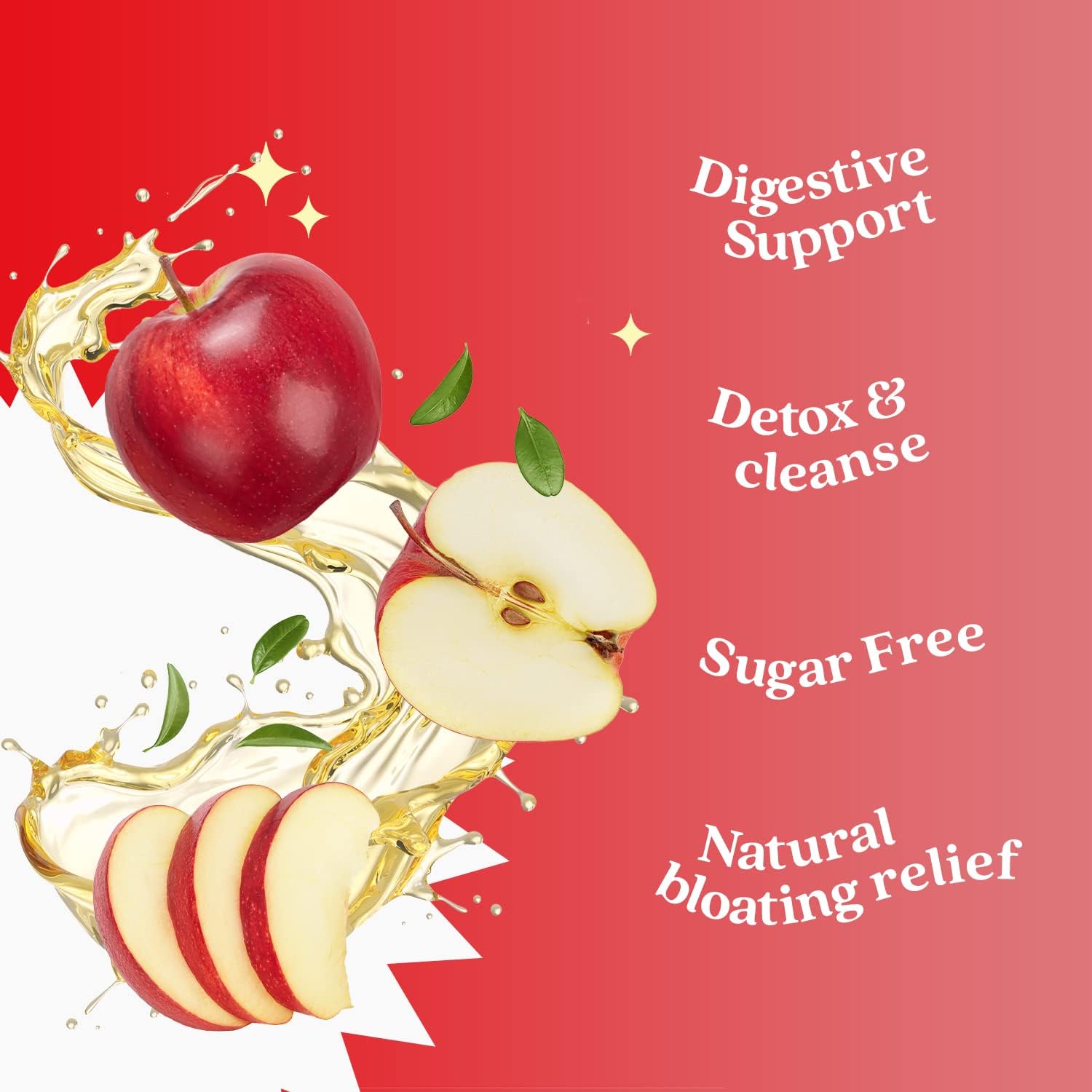Belive Apple Cider Vinegar Gummies - Acv Gummies Without Sugar I Detox & Cleanse Digestive Health I Alternative To Capsules, Vegan, Keto Friendly, Non-Gmo, Gluten Free | 60 Ct : Health & Household