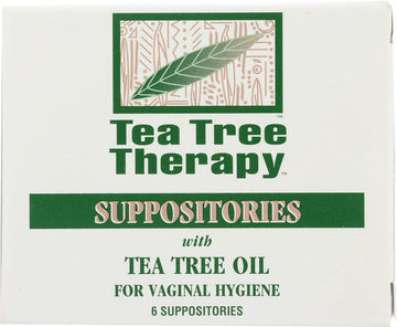 Tea Tree Therapy - Suppository with Tea Tree Oil For Vaginal Hygiene (2-Pack of 6)