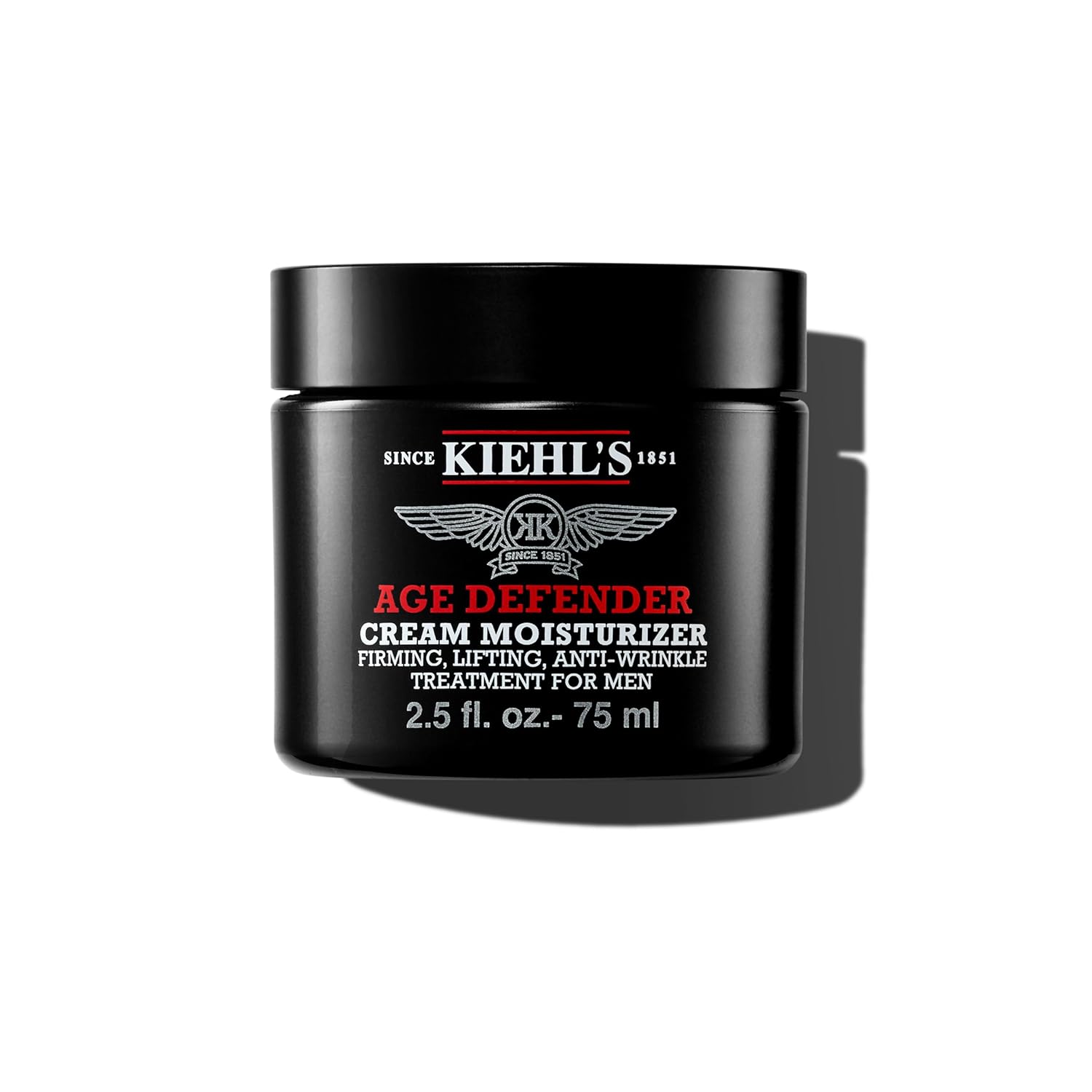 Kiehl'S Age Defender Face Cream Moisturizer, Firming & Lifting Anti-Aging Treatment For Men, Gently Exfoliates, Minimizes Look Of Fine Lines And Wrinkles, With Capryloyl Salicylic Acid & Caffeine