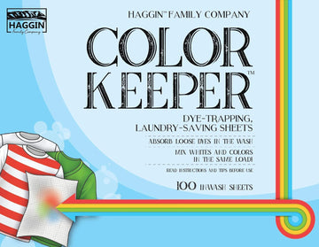 Haggin Color Keeper Dye-Trapping Laundry-Saving Sheets, 100ct Value Pack, Fragrance Free