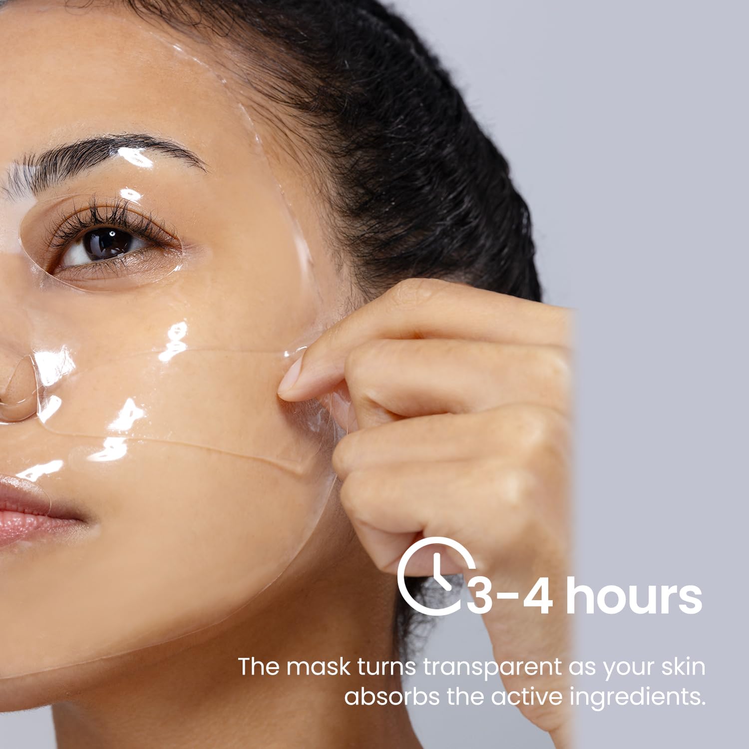 Arocell Super Collagen Mask 8 Facial Sheet Dual Matrix Hydrogel Masks With Low Molecular Weight Collagen For Elasticity Hydrating Anti-Aging Cooling Korean Skincare, 43G X 8Ea
