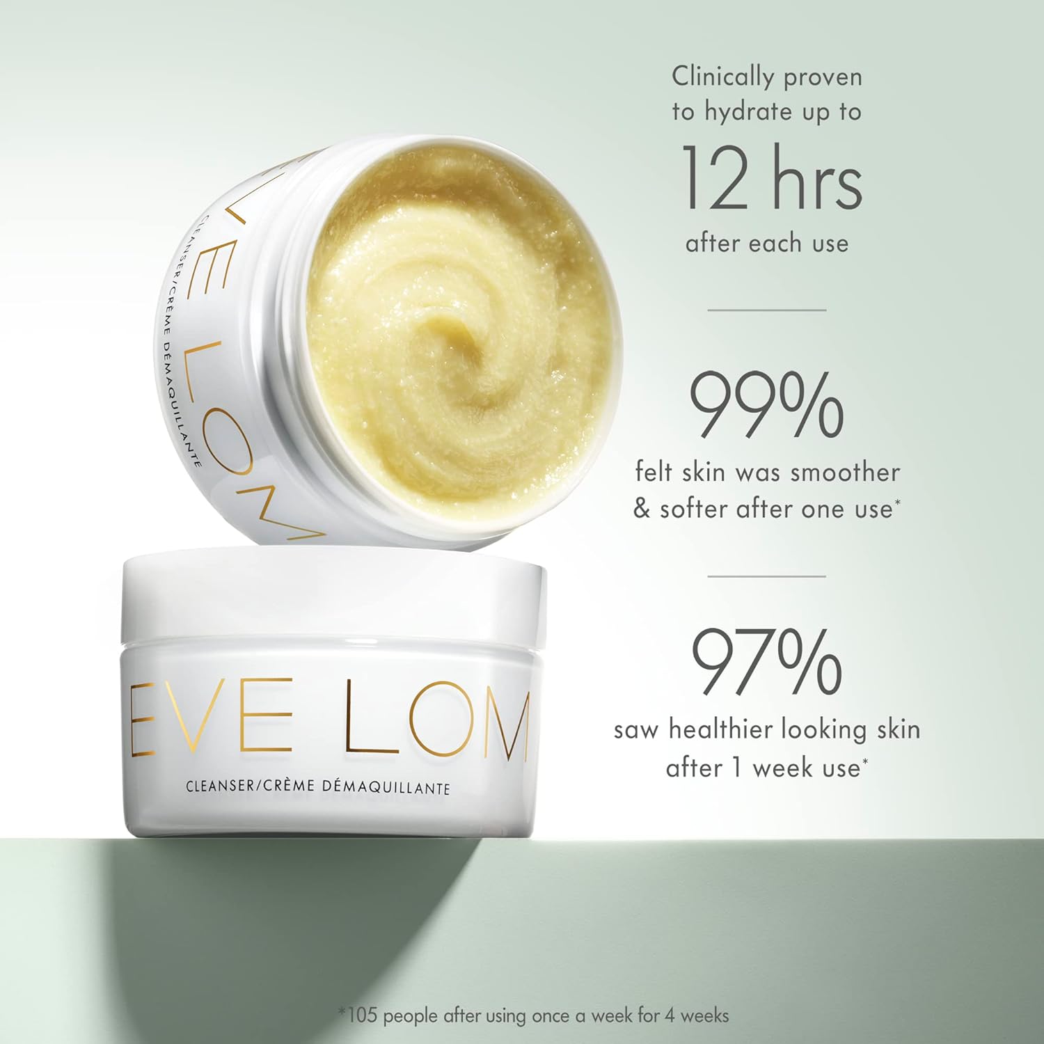 Eve Lom The Original Balm Cleanser - Facial Cleansing Balm - 5-In-1 Facial Cleanser & Muslin Cloth - Deep Cleansing & Gentle Exfoliation, Hydrating Skin Benefits, Removes Waterproof Make-Up - 450 Ml : Beauty & Personal Care