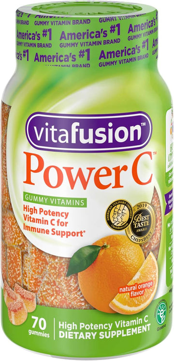 Vitafusion Power C Gummy Vitamins, 70Ct, Pack Of 3