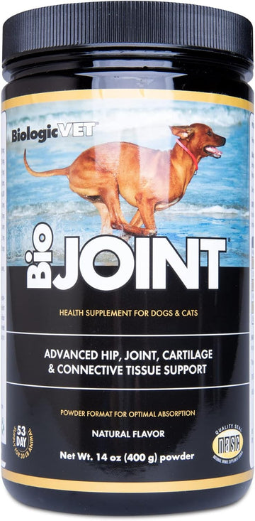 Biojoint Advanced Joint Mobility Support, Advanced Hip, Joint, Cartilage & Connective Tissue Support, 53-Day Supply For 30-Lb. Animal, 14-Oz. Powder