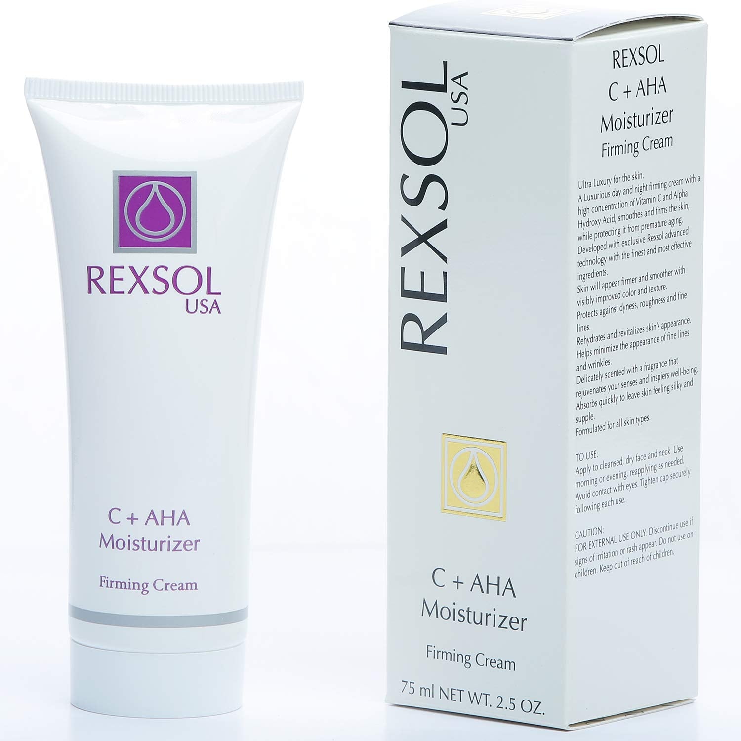 Rexsol C + Aha Moisturizer Firming Cream (75 Ml / 2.5 Fl Oz)