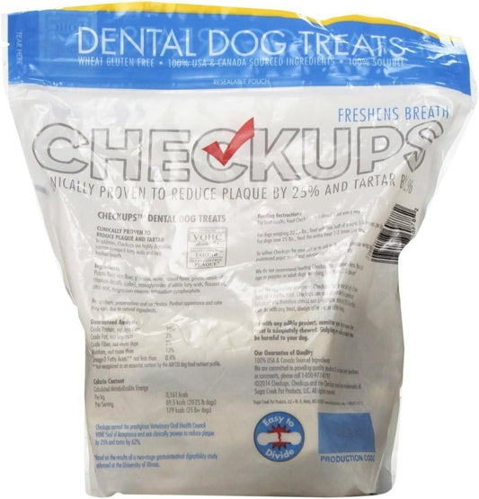 Checkups- Dental Dog Treats, 24ct 48 oz. for dogs 20+ pounds (2 Bags, 48 Count Total)