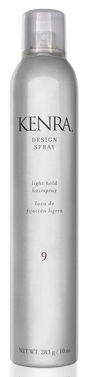Kenra Design Spray 9 | Light Hold Hairspray | Tames Frizz & Flyaways | Lightweight, Brushable Formula | All Hair Types