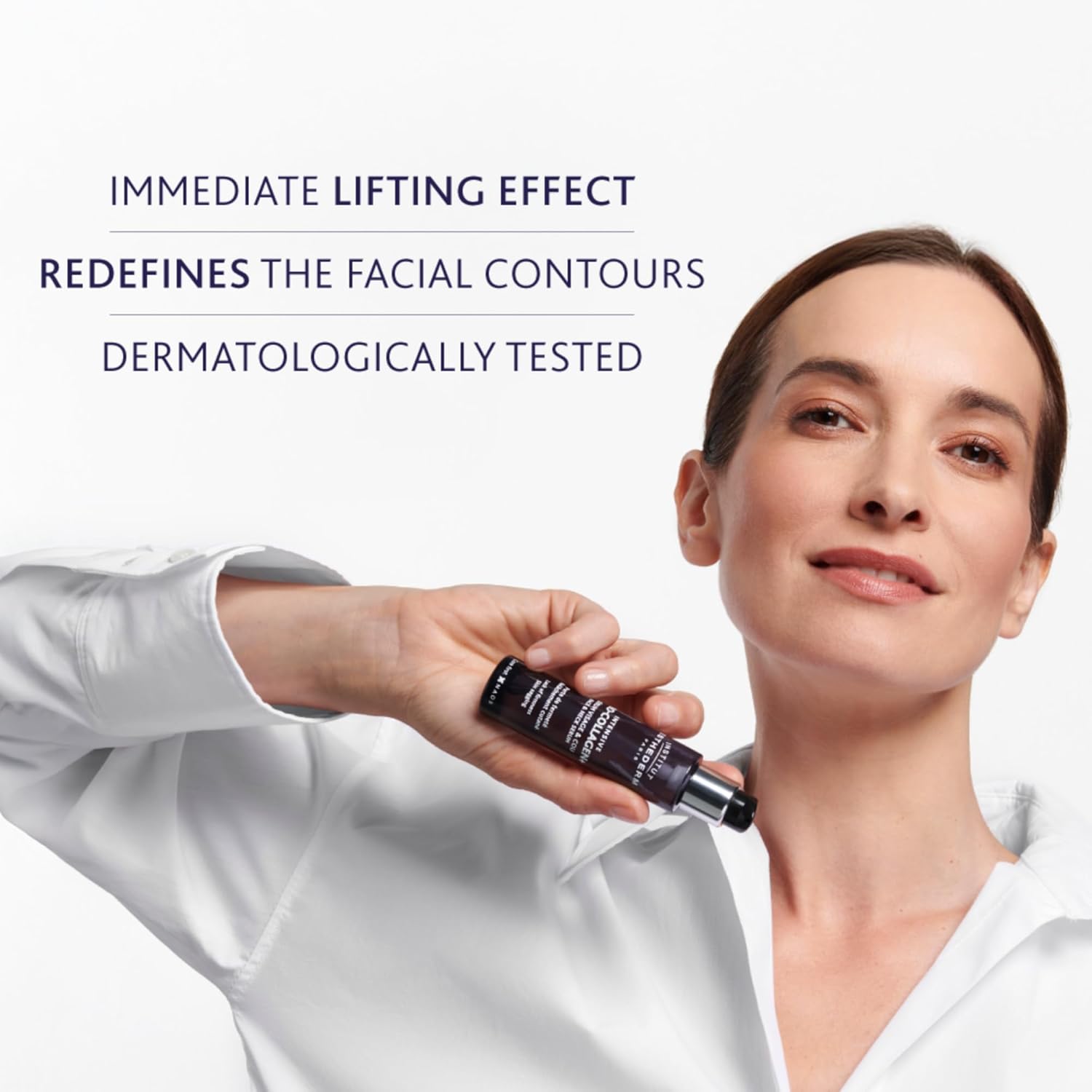 Institut Esthederm - Pro-Collagen+ Serum - Face & Neck - Targets Lack Of Firmness & Skin Sagging - Redefines Facial Contours : Beauty & Personal Care
