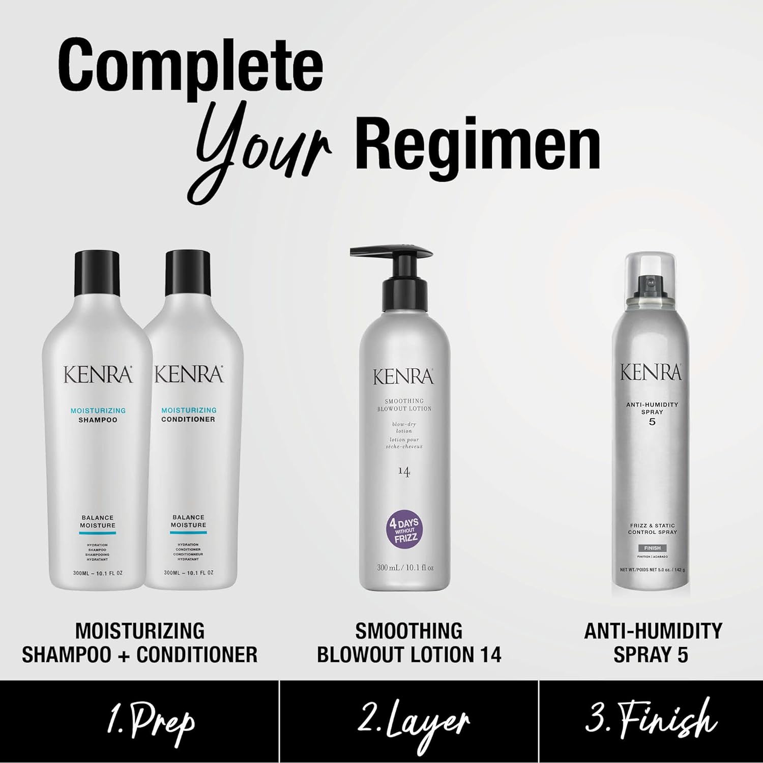 Kenra Anti-Humidity Spray 5 | Frizz & Static Control Spray |72-Hour Humidity Resistance & Protection | Lightweight, Low Hold Formula | Thermal Protection | 5oz : Everything Else