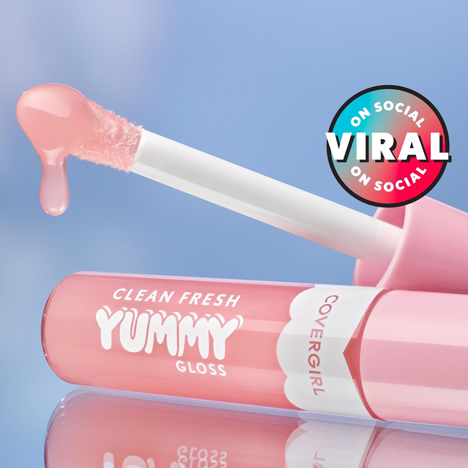 Covergirl Clean Fresh Yummy Lip Gloss, Sunset Skies, Hydrating, Non-Sticky, Hyaluronic Acid, Glassy Shine, 0.33Oz : Beauty & Personal Care