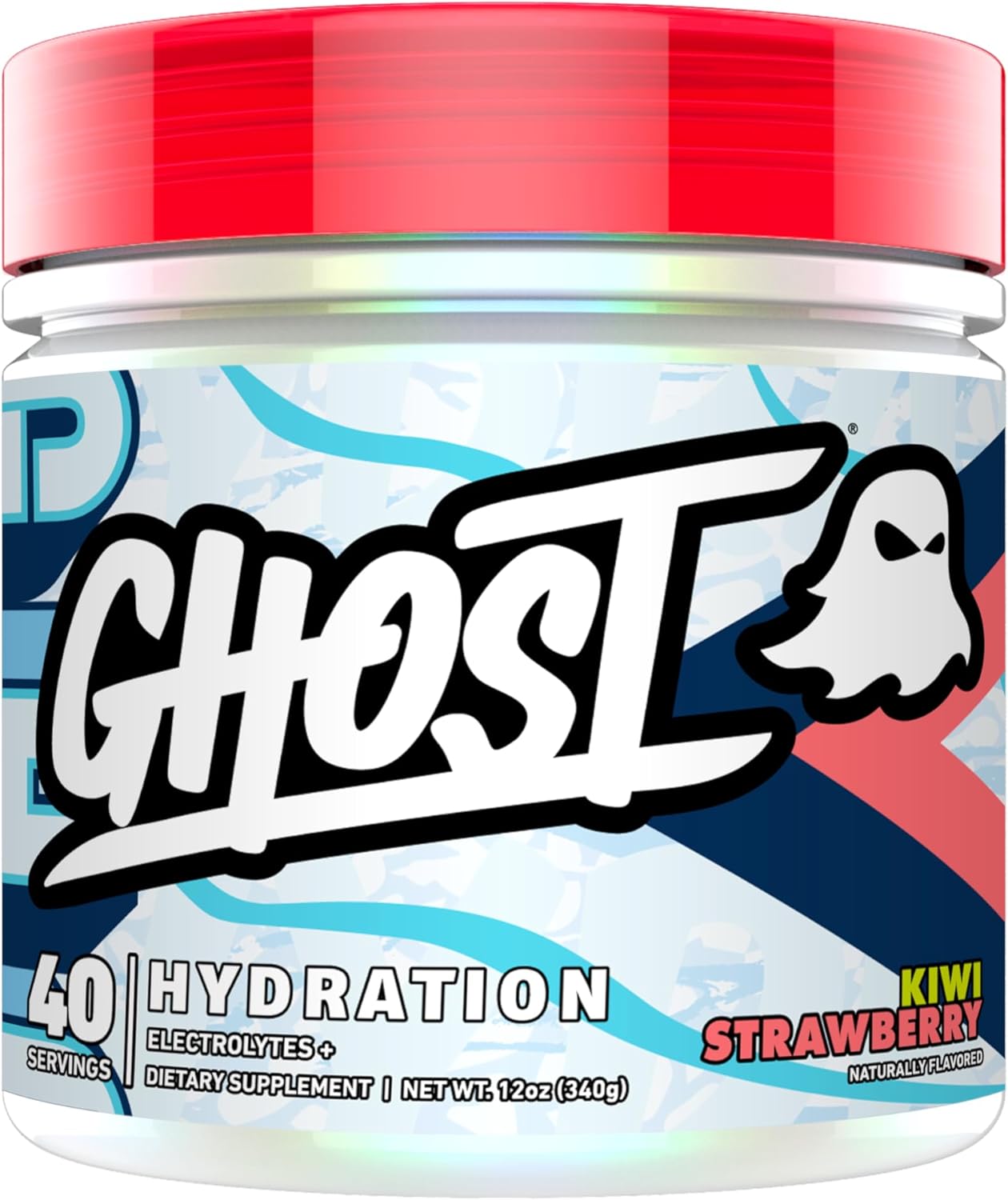 Ghost Hydration, Kiwi Strawberry, 40 Serv, Electrolyte Powder - Drink Mix Supplement With Magnesium, Potassium, Calcium, Vitamin C & Taurine For Energy & Endurance - Vegan, Free Of Soy, Sugar & Gluten : Health & Household