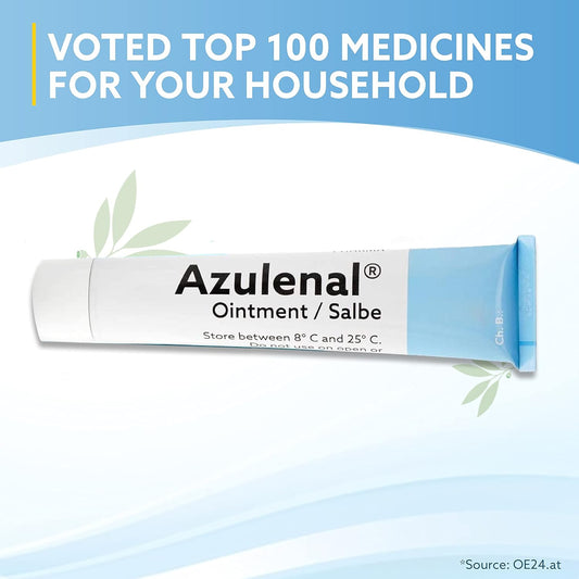 Ointment With Guaiazulene | Wound And Healing Ointment For Diaper Rashes, Itches, Cuts, Burns, & Sore Nipples | Suitable For Use For Babies And Nursing Mothers | Made In Europe