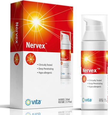 Vita Sciences Nervex Maximum Neuropathy Support, Scientifically Developed For Effective Natural Fast Cream For Feet, Hands, Legs, Toes