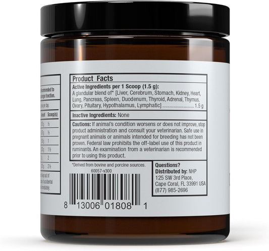 Bark & Whiskers Female Glandular Support, 4 Oz. (113 G), 75 Scoops, Supports Healthy Hormone And Organ Function, Veterinarian Formulated, Non-Gmo, Dr. Mercola