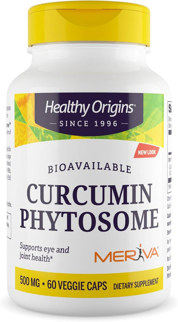 Healthy Origins Curcumin Phytosome (Featuring Meriva SF) 500 mg, 60 Veggie Caps
