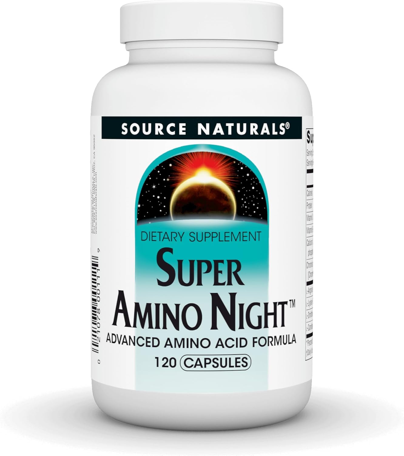 Source Naturals Super Amino Night - Advanced Amino Acid Formula *- 120 Capsules