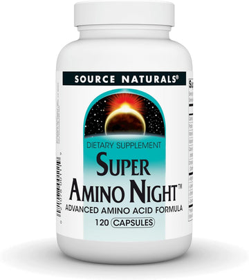 Source Naturals Super Amino Night - Advanced Amino Acid Formula *- 120 Capsules