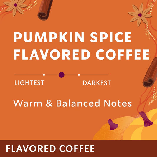 Starbucks K-Cup Coffee Pods, Pumpkin Spice Naturally Flavored Coffee for Keurig Brewers, 100% Arabica, Limited Edition, 1 Box (10 Pods)