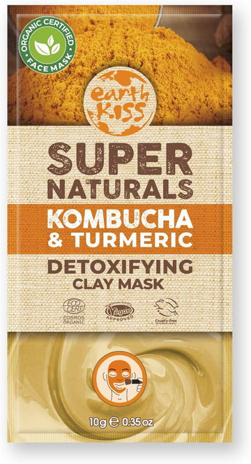 Earth Kiss Super Naturals Detoxifying Kombucha And Turmeric Clay Mask (10G)