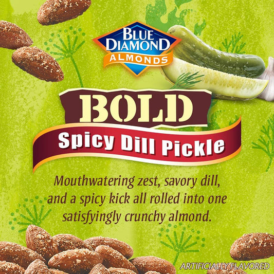 Blue Diamond Almonds, Spicy Dill Pickle, 16Oz Bag