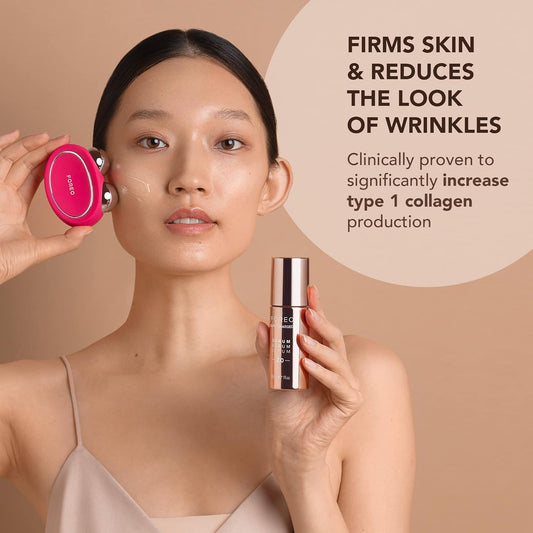 Foreo Supercharged Serum 2.0 - Anti-Aging Face Serum - Conductive Gel - Moisturizing Face Care - Hyaluronic Acid & Squalane - Vegan & Cruelty-Free - All Skin Types - 30Ml