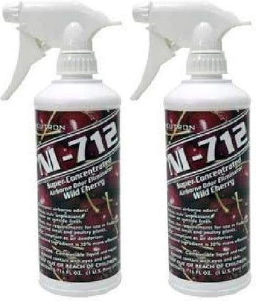 NI-712 Odor Eliminator Wild Cherry Spray (2 Bottle) Contains no Harmful propellants : Health & Household
