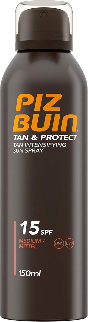 Piz Buin Tan And Protect Intensifying Sun Spray Spf 15, 150Ml