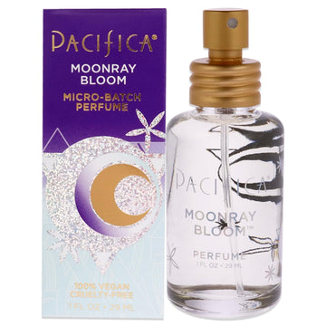 Pacifica Beauty Moonray Bloom Spray Clean Fragrance Perfume, Made with Natural & Essential Oils, 1 Fl Oz | Vegan + Cruelty Free | Phthalate/ Paraben-Free