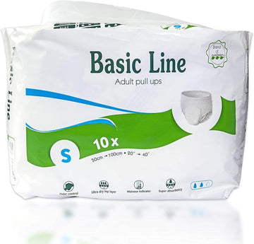 Tendercare Nateen - Adult Incontinence Pants - 80 Small Pull Up Pants - Basic Line - Disposable Pants for Men & Women - Discreet Incontinence Pants - 1200ml Absorbency