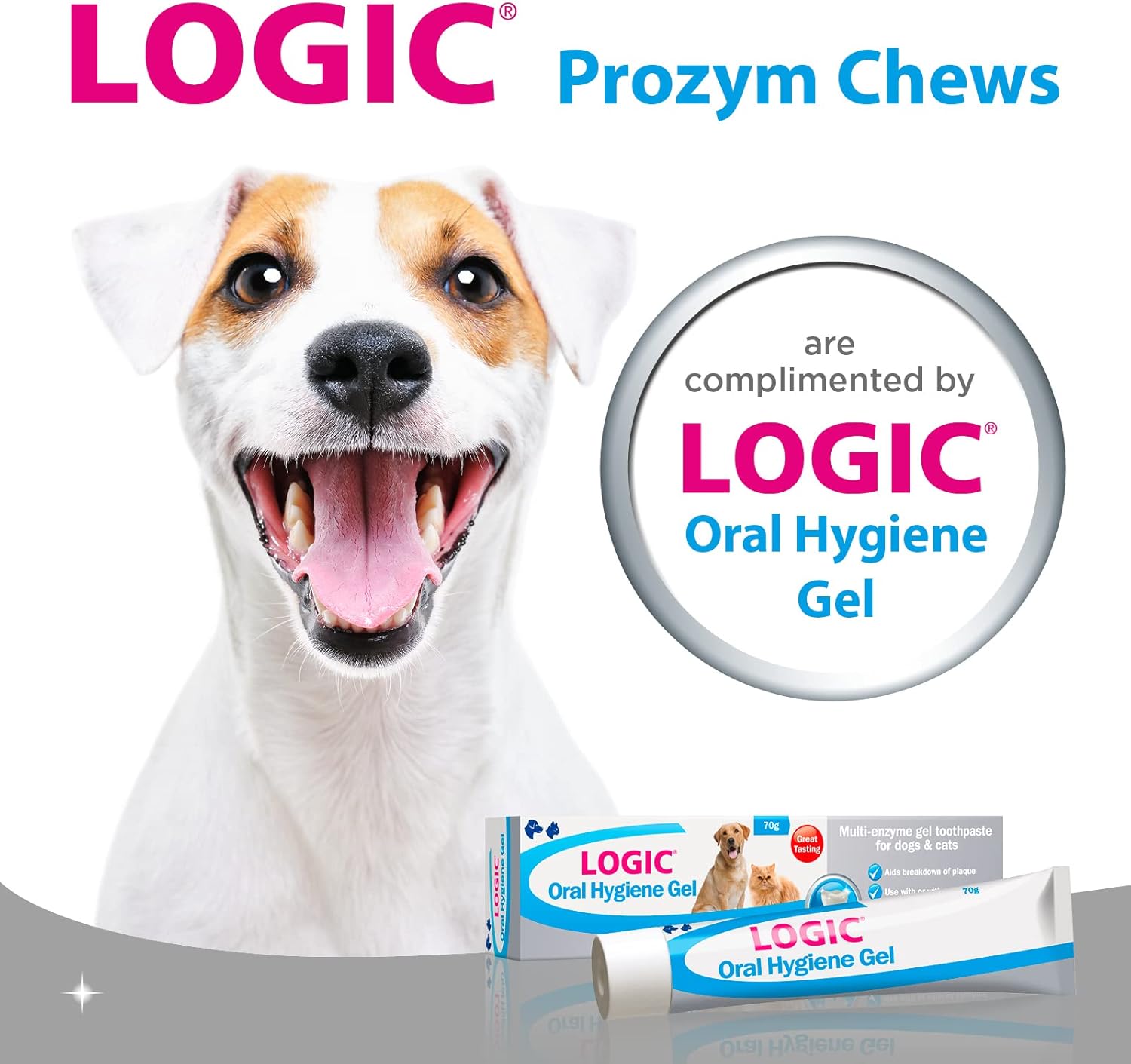 Logic Prozym Dental Chews for Dogs and Puppies Over 6 Months | Small Dog & Puppy | Tooth Care | Low Calorie | 15 Chews : Amazon.co.uk: Pet Supplies