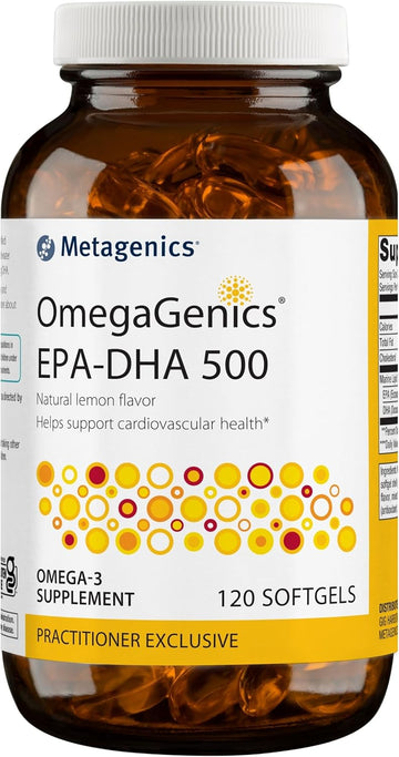 Metagenics OmegaGenics EPA-DHA 500mg - Daily Omega 3 Fish Oil Suppleme