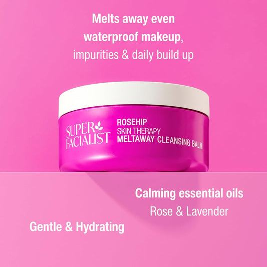 Super Facialist Rosehip Overnight Resync Night Cream - Sleepsmart Complex, Moisturiser To Replenish & Rejuvenate Skin With Rosehip Oil, Shea Butter, Gentle Face Care, Vegan Friendly, 50Ml