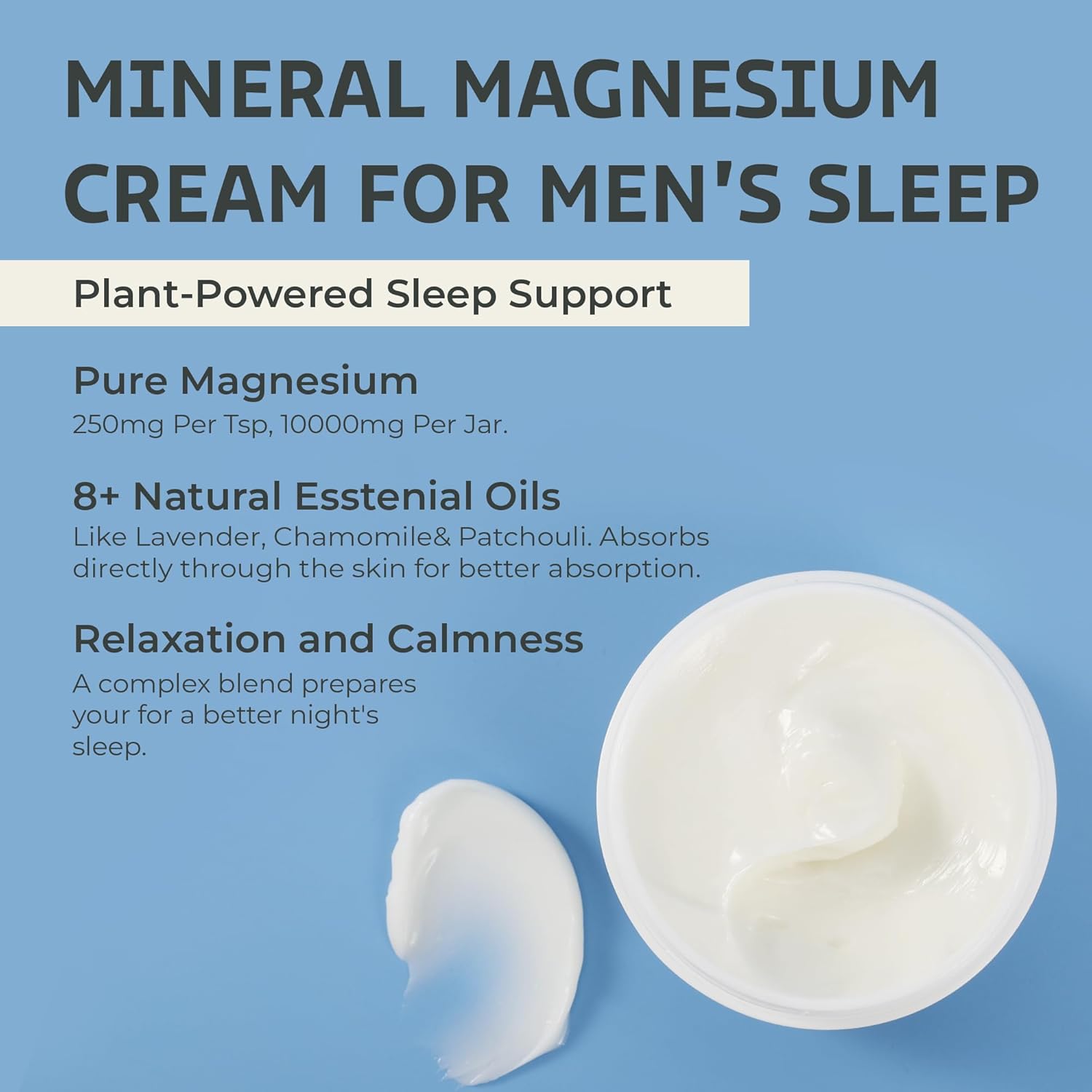 Axiomwarrior Magnesium Cream For Sleep & Leg Cramps: Soothing Magnesium Lotion With Lavender, Chamomile, Patchouli For Body - Calming & Relaxation Muscle Soreness - 4 Fl.Oz/120 Ml : Beauty & Personal Care