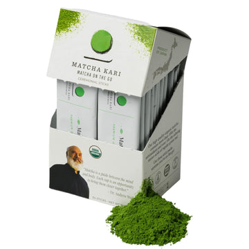 Matcha Green Tea Powder Single Serving Sticks, Dr. Weil'S Ceremonial Organic Matcha Powder Singles Packets - Individual Tea Packets (24)