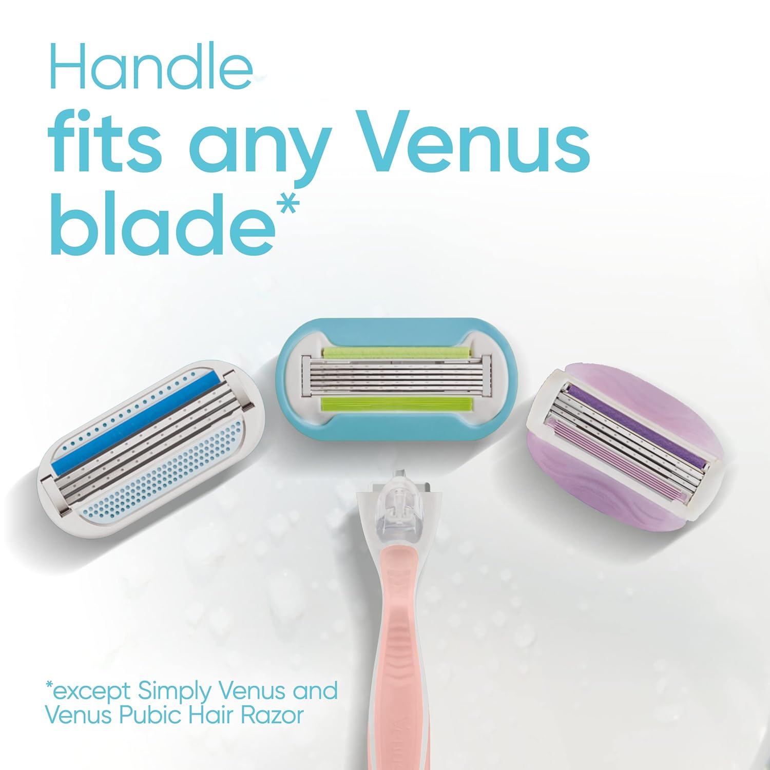 Gillette Venus Extra Smooth Pink Women's Razor Handle + 4 Blade Refills : Beauty & Personal Care