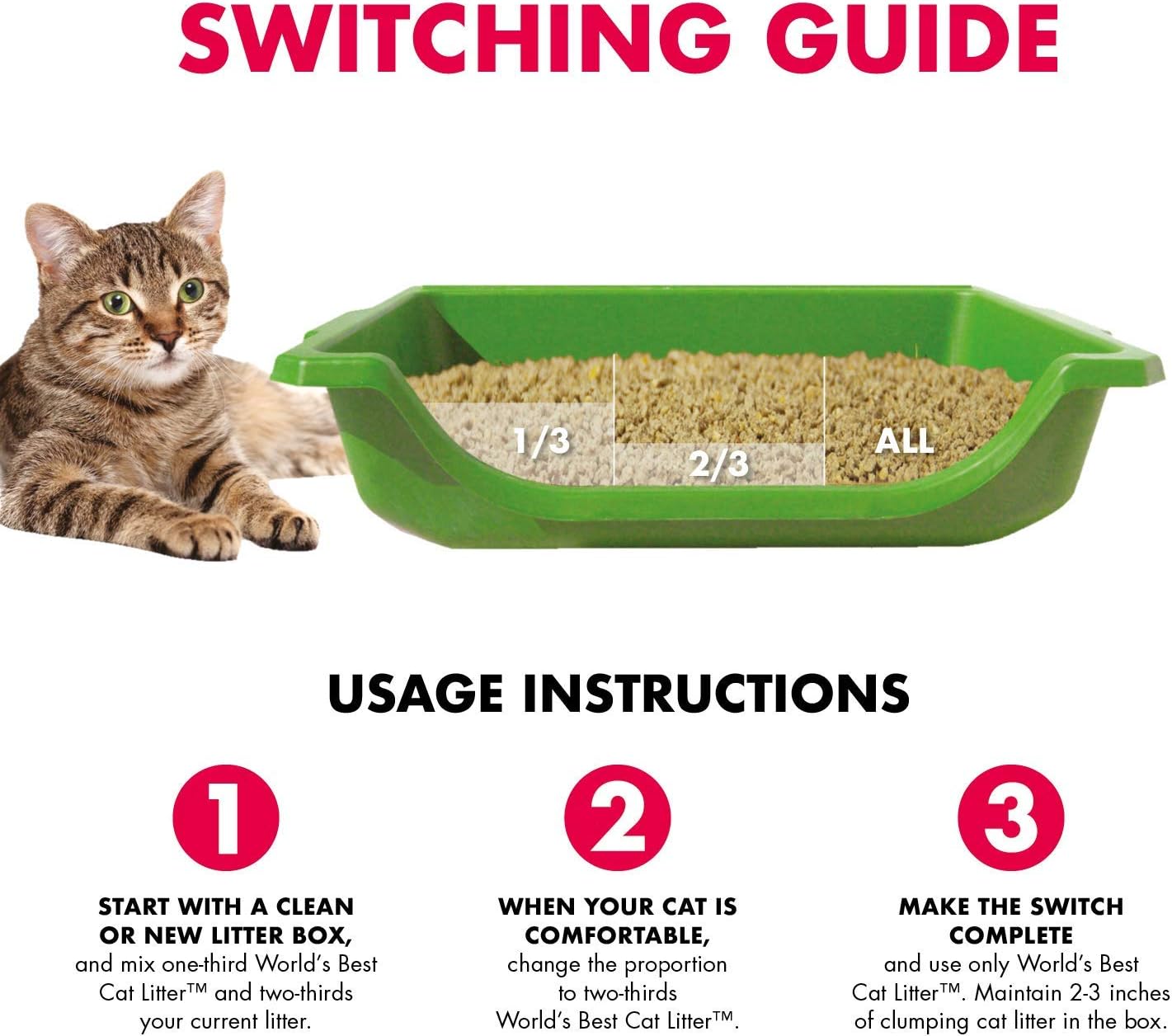World's Best Cat Litter, Clumping, Biodegradable, Extra Strength 3.18kg :Pet Supplies