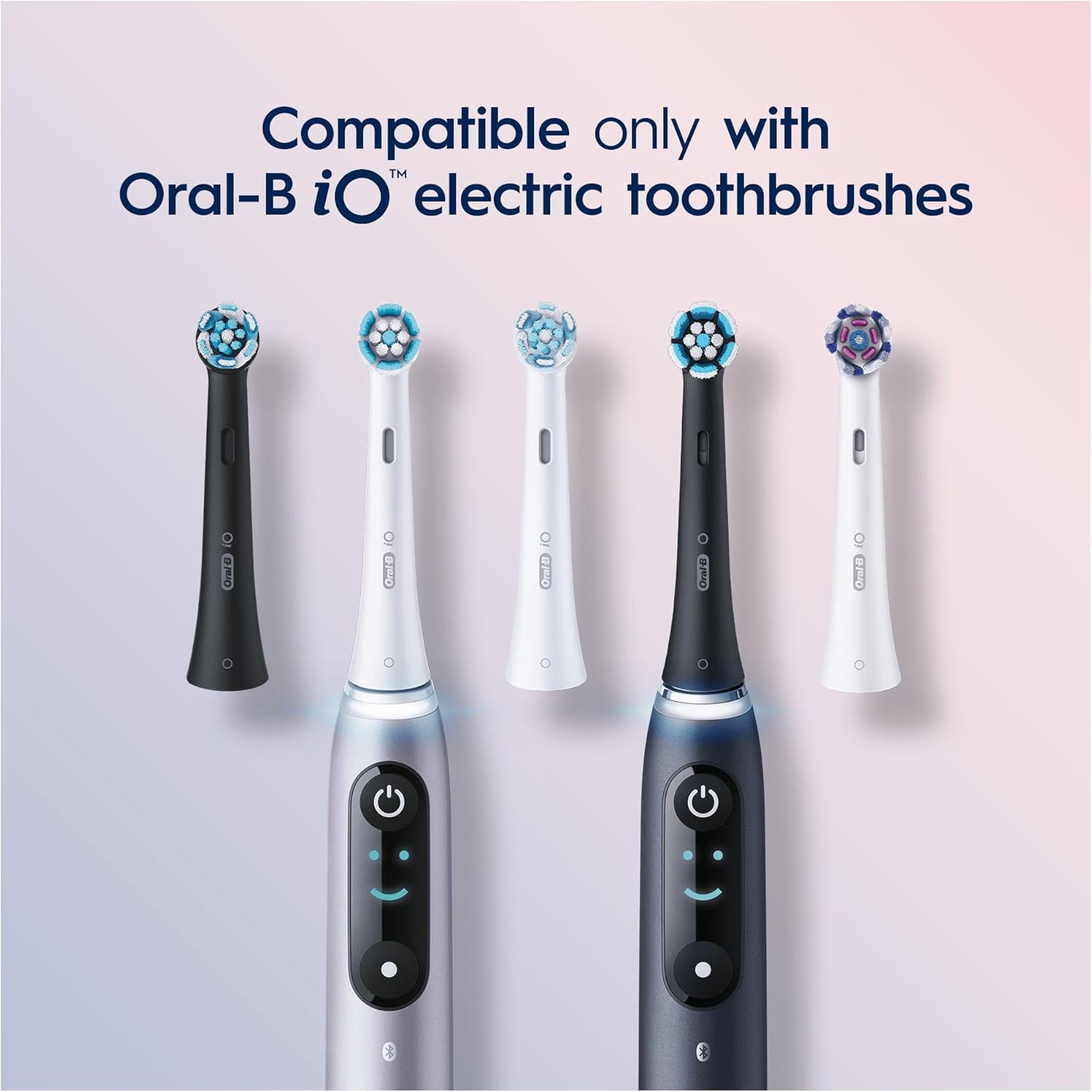 Oral-B iO Gentle Care Electric Toothbrush Head, Twisted & Angled Bristles for Deeper Plaque Removal, Pack of 4, Suitable for Mailbox, White : Amazon.co.uk: Health & Personal Care