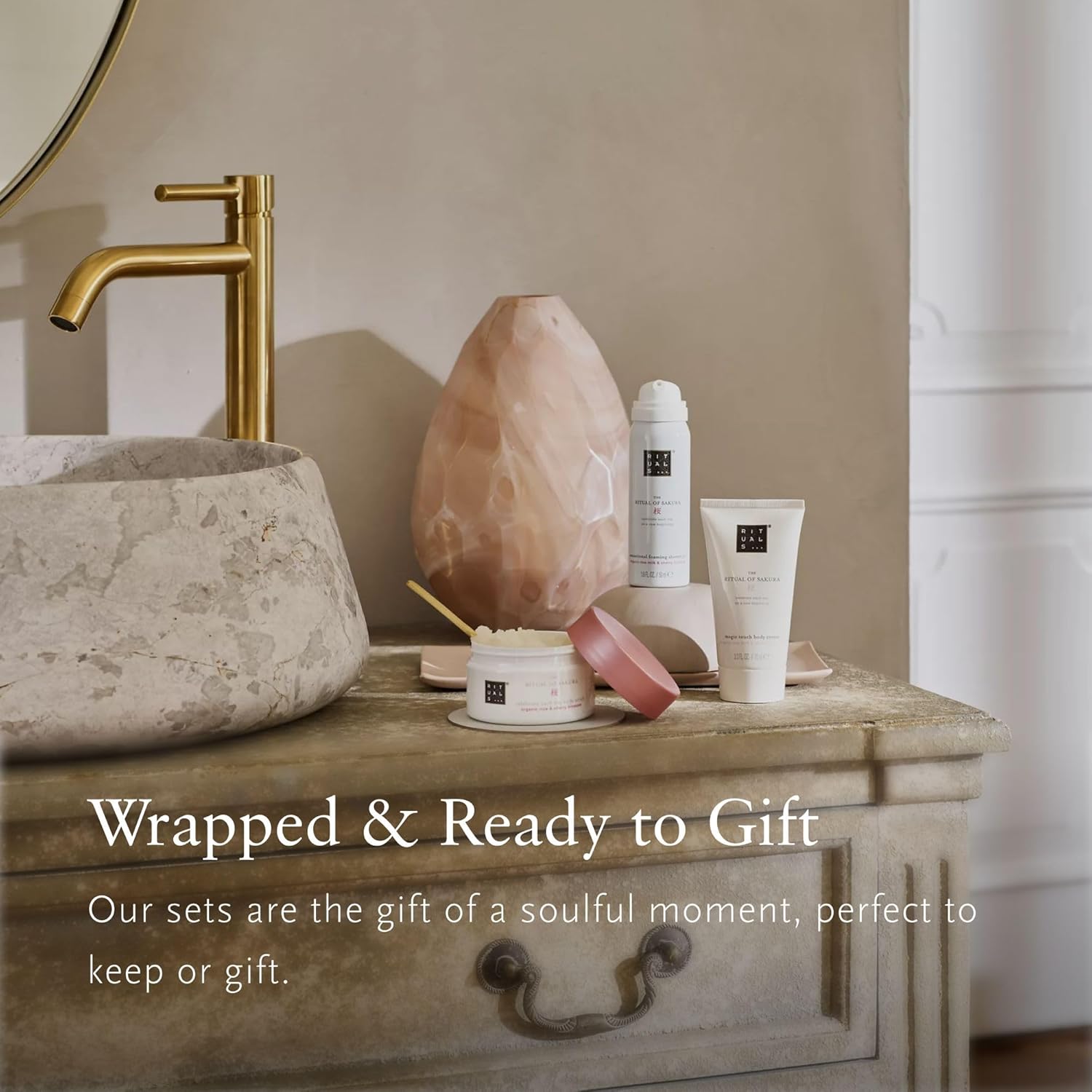 RITUALS Trial Set The Ritual of Sakura – Rice Milk & Cherry Blossom : Amazon.co.uk: Beauty