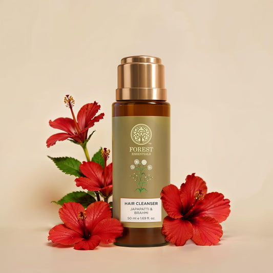 Forest Essentials Hair Cleanser, Japapatti And Brahmi, 50Ml